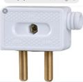 white heavy Smart 2 pin shoe fit in every china kit and extension board with Smart lock use for iron ups generator and many other general purpose only purchase per dozen.. 