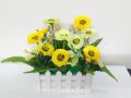 Artificial flower vase for decoration.