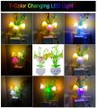 LED Sensor Night Light Mushroom Colorful Silicone Nightlights for Adults Kids US/EU Plug 110V/220V Cheap NightLight 1PC. 