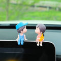 Car Decoration Cute Cartoon Couples Action Figure Figurines Balloon Ornament Auto Interior Dashboard for Girls Gifts Accessories. 