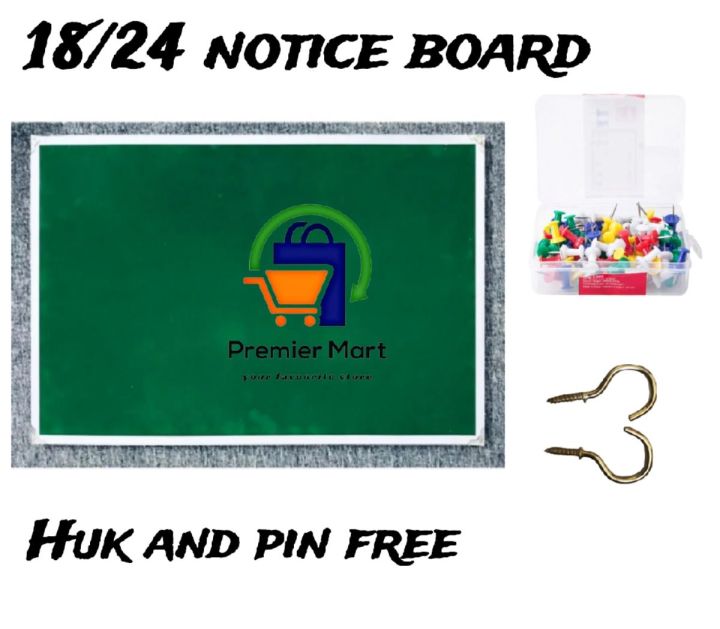 18/24 notice board combo pack any class room