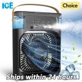 Portable 3 In 1 Fan AIr Conditioner Household Small Air Cooler LED Night Lights Humidifier Air Adjustment Home Fans Dropshipping. 