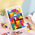 Wooden Puzzle Baby Early Education Fun Game Children Thinking Logic Square Toy Puzzle  for Children. 