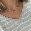 Boho Charm Infinity Pendant Choker Necklace Femme Stainless Steel Couple Wedding Jewelry Collares Mujer Best Friend  bijoux. 