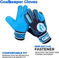Kids Goalkeeper Gloves Soccer Goalie Football Glove Super Grip Double Wrap Wristband Training Gloves For Boys kids Children. 