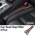 2X Car Seat Gap Filler Between Seats Crevice Interior Decoration Auto Accessories For Toyota Corolla CHR RAV4 Yaris Camry Prado. 