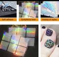 Nail Art Sticker Stencil Stickers 12 Design 2 Sheets vinyls Decal Reusable DIY Hollow for Nail Art. 