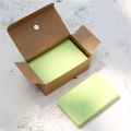 100pcs/box Kraft paper card color blank business card message thank you card writing card label bookmark learning card. 
