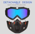 Bike Face Mask Googles Eye Protection  Best  Long Drive water proof dust proof foldable Mask. 