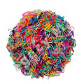 1000 & 500 pieces Rubber band multicolor Elastic Hair Bands Hair ring Ponytail Hair Ties Rope Holder Hair Accessories. 