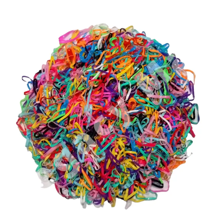 1000%20&%20500%20pieces%20Rubber%20band%20multicolor%20Elastic%20Hair%20Bands%20Hair%20ring%20Ponytail%20Hair%20Ties%20Rope%20Holder%20Hair%20Accessories%20-%20Image%202