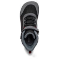 HOBIBEAR Kids Mid-Barefoot Shoes Big/Kid Wide Toe Box Zero Drop Artificial Leather Hook-Loop Outdoor Boots. 