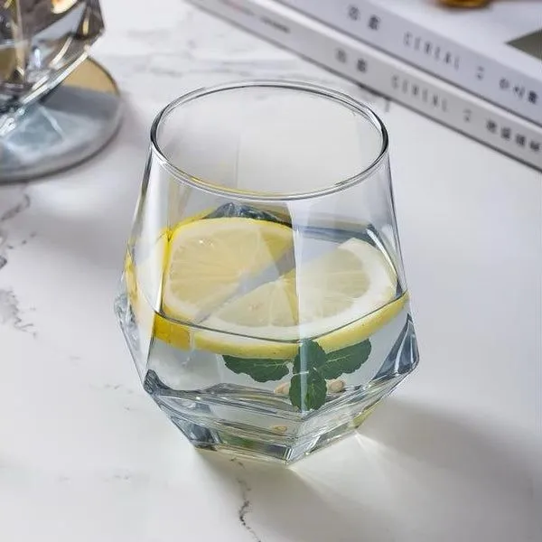 DELISOGA%20Premium%20Diamond%20Cut%20Shape%20Water%20Glass%20Set%20of%206%20Stemless%20Tumbler%20Glasses%20Daily%20uses%20for%20Juice%20Wine%20Whiskey%20Scotch%20Cocktail%20Glass%20Set%20Whisky%20Glass%20%20(350%20ml,%20Glass,%20Clear)%20-%20Image%203