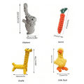 Hot rope knot grinding teeth resistant hand-woven animal cotton rope small and medium-sized dog pet dog toys.