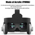 VR Shinecon Casque Viar 3D Glasses Virtual Reality Headset Helmet Goggle Lenses for Smart Phone Smartphone Video Game Binoculars. 