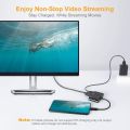 USB C to HDMI Hub 4K, CableCreation 3-in-1 USB-C Hub with HDMI, USB 3.0 and 60W PD Charging. 
