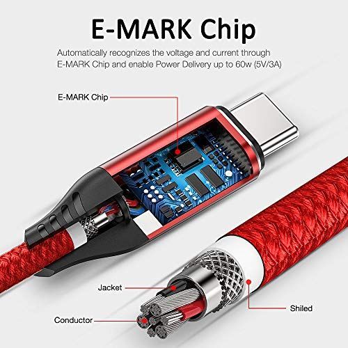 USB%20C%20to%20USB%20C%20Cable,%5B3A,60W%20Fast%20Charging%5D%20%5B2Pack,6.6Ft%5D%20Capshi%20USB%20Type-C%20to%20Type%20C%20Charger%20Braided%20Cord%20Compatible%20Samsung%20Galaxy%20S20%20S20+%20S20%20Ultra%20Note%2010%20Plus%20A80,Google%20Pixel%203%202%20XL,%20iPad%20Pro%20-%20Image%203