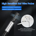 Extendable Probe Thermal Anemometer for HVAC with LCD Screen Wind Speed And Air Volume Measurement Maximum Minimum Function9000F. 
