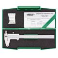 Insize 1205-150S: Vernier Caliper, Range 0-150mm, Accuracy +/-0.05mm. 