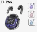 TWS Airpods T8 Airbuds wireless headset Transparent Air pods Air Buds. 