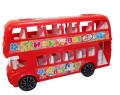 Plastic Model bus Double decker bus toy multicolor push and go bus toy multiexel model bus.