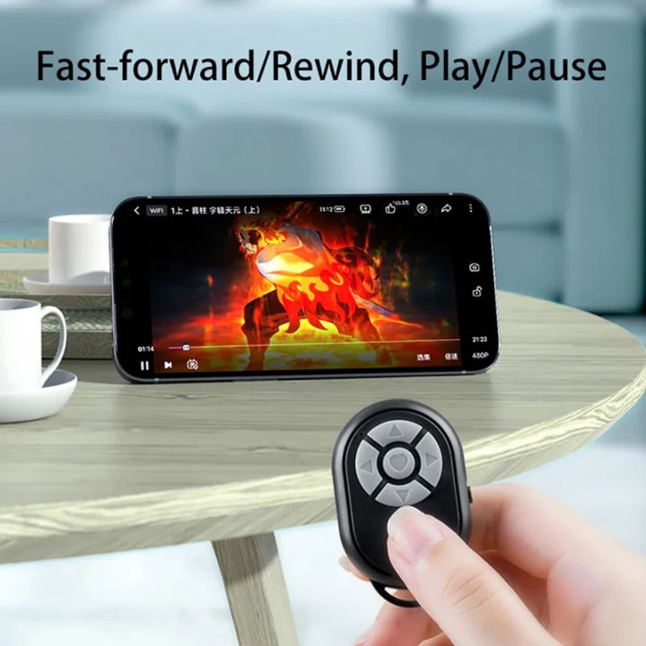 Remote Control Size Android Phone Bluetooth Wireless Controller, Mobile Selfie Remote Control for iPhone ...