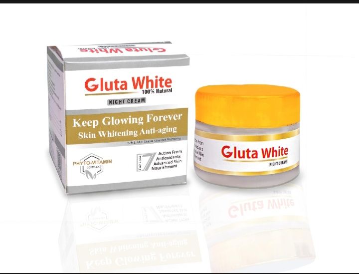 Gluta White Extreme Stronge Whitening And Anti Aging Night Cream Daraz Pk