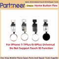 Home Button Fingerprint Replacement For iPhone 5 5S 5SE 6 6Plus 6S 6SPlus 7 7Plus 8 8Plus Universal Home Buttono. 