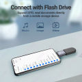 JEYI USB 3.2 to Type C OTG 10G Adapter; 36W Fast Charge Type C to USB 3.2 Converter; Male C to C 40Gbps Support Thunderbolt 3. 