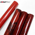 Red Series Car Sticker Vinyl Wrap for Motorcycle Vinyls High Glossy PET Adhesive Vinyl Carbon Fiber Christmas Car Wrapping Film. 