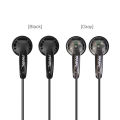 FAAEAL Iris Ancestor Earphone Super Bass 3.5mm Wired Headphone Without/With Microphone Headset Balanced Sound Flat Head Earbuds.