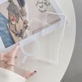 Samsung Galaxy Z Fold 3, Z Fold 4, Z Fold 5 - Magnetic MagSafe Transparent Case - Durable Shock Proof TPU Back Cover. 