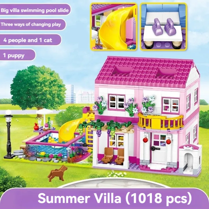 Friends%20City%20Series%20House%20Summer%20Holiday%20Villa%20Castle%20Building%20Blocks%20Sets%20Figures%20Swimming%20Pool%20Decor%20Toys%20for%20Kids%20Girls%20%20-%20Image%202