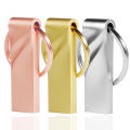 Super Mini Pen Drive 64GB Metal Free Key Ring USB Flash Drive 128MB 32GB Memory Stick By card 64GB 8GB 4GB 16GB 128GB Pendrive. 