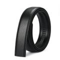 115 135 145 Men Genuine Leather Belts Without Buckle Belt 3.5cm Wide No Buckle Cowskin Belt Black Brown Cinturones Para Mujer.