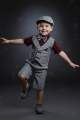 Summer friendly new demanding five piece party dress combo set for kids ( half shirt + half pant + vest + bow tie ). 