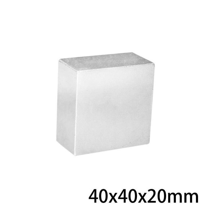 1 Piece Magnet 40*40*20mm Square 40X40X20Mm Magnet Neodymium 40*40*20mm Strong Magnet 40X40X20Mm High Suction Power, Sticks Firmly, Durable