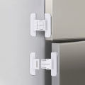 New 5Pcs Home Refrigerator Lock Safety Fridge Freezer Door Lock Multi-function Safety Locks Children Security Protector.