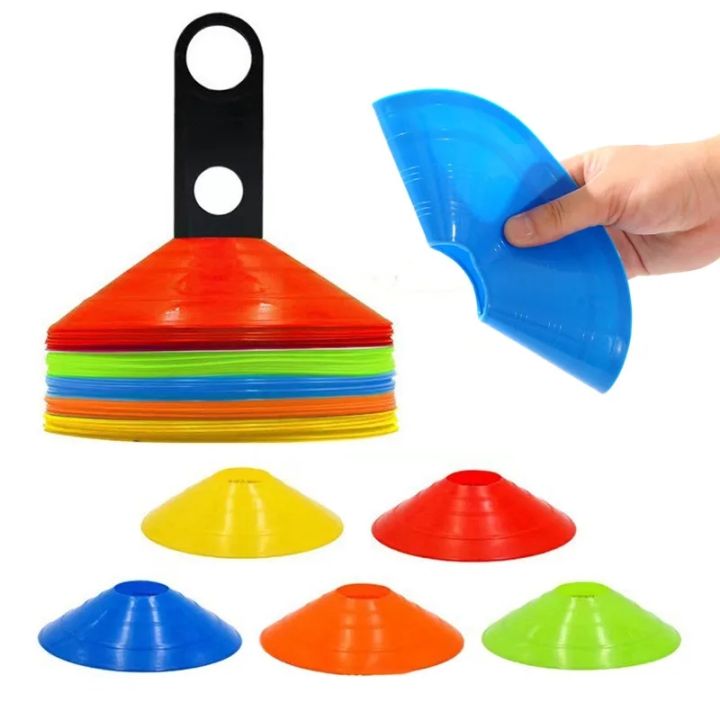12pcs%20Obstacle%20Avoidance%20Sports%20Children's%20Football%20Roller%20Skating%20Training%20Equipment%20Professional%20Pan%20Cone%20Agile%20Sports%20Props%20-%20Image%203