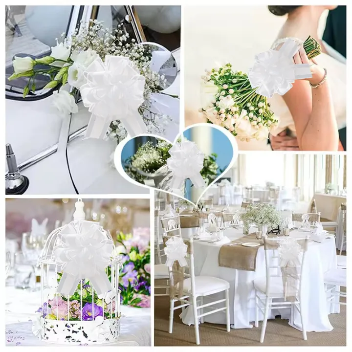 10Pcs%20Big%20Wedding%20Pull%20Bow%20Ribbons%20Flower%20Car%20Chairs%20Decoration%20Christmas%20%20Wrap%20Packing%20Birthday%20Party%20Supplies%20Home%20Crafts%20-%20Image%205
