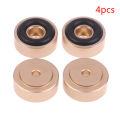 1/4Pcs 20*8MM Aluminum Alloy Amplifier Feet Shock Absorber Amplifier Pads Base Feet Pad For Speakers CD Amplifier. 