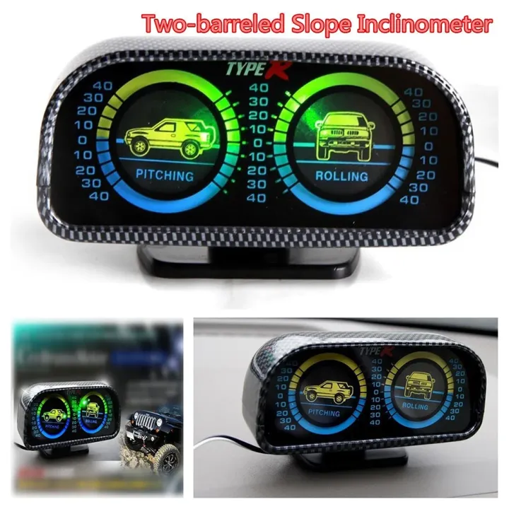 Universal Horizontal Slope Meter Inclinometer Clinometer with Green ...