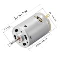 550 High-Speed DC Motor Kit (12V, 10,000 RPM) with Fan Wings, Holder & Clamp – DIY Mini Fan & Robotics. 