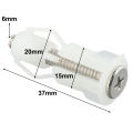 2pcs Top Fix Toilet Seat Screws Nut Cover Lid Pan Fixing WC Blind Hole Fitting Kits Replacement Toilet Seat Screws Bathroom Part. 