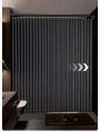 Foldable Magnetic Shower Curtain Waterproof Privacy Bathroom Curtain for Home Apartment Hotel Stylish Decor.