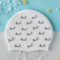 Stylish Silicone Swim Cap for Women – Comfortable, Durable, and Hair-Protecting Design. 