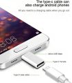 Type-C To Micro-USB Data Adapter Converter High Quality Aluminum Frame , Female Micro USB to USB 3.1 Type C Male Adapter Converter Connector For Phone Charging And Data Transfer. 