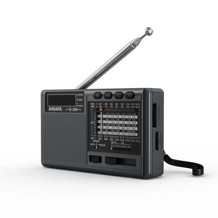 XHDATA%20D-368/D-328%20Portable%20Stereo%20Radio%20FM%20AM%20SW%20MP3%20Player%20with%20Bluetooth%20TF%20Card%20USB%20Rechargeable%20Battery%20for%20Elder%20%20-%20Image%207