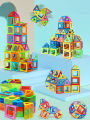 Magnetic Building Blocks DIY Magnets Toys medium size STEM Toys Construction Toys Learning Educational Magnet Toys, Magnet Tiles. 