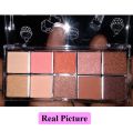 Eye Shadow 10 Colors Matte Pearlescent Eyeshadow Palette Cosmetics Tool. 